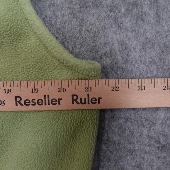 Patagonia Vest Mens M/L? Synchilla Fleece Full Zip Green - Picture 5 of 7